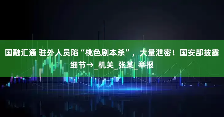 国融汇通 驻外人员陷“桃色剧本杀”，大量泄密！国安部披露细节→_机关_张某_举报