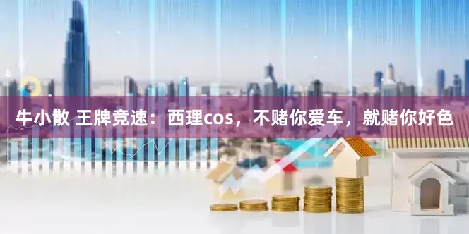 牛小散 王牌竞速：西理cos，不赌你爱车，就赌你好色